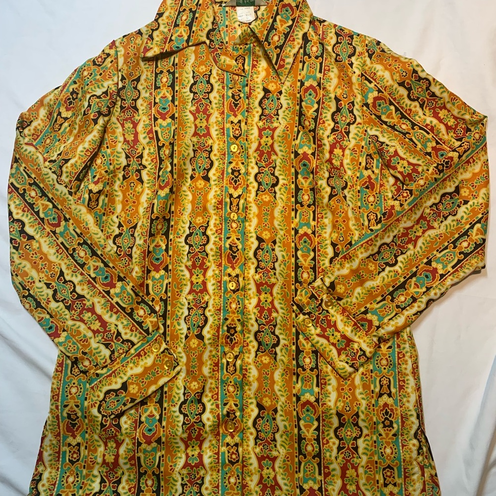 Vintage Alex Colman Long Sleeve Shirt, Size 10